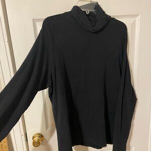 Cherokee Black Cotton Blend Top